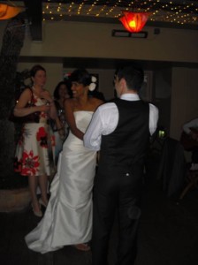 Bride and Groom's first dance