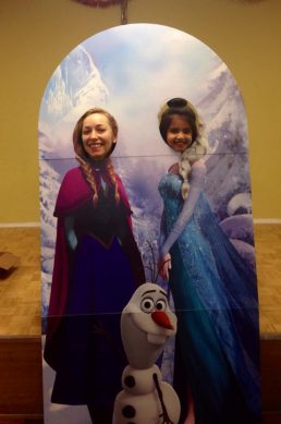 Frozen party backdrop